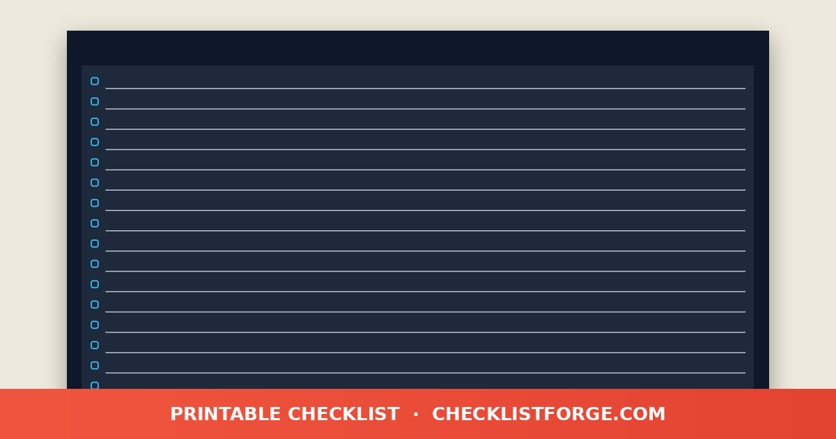 Launch Day template preview