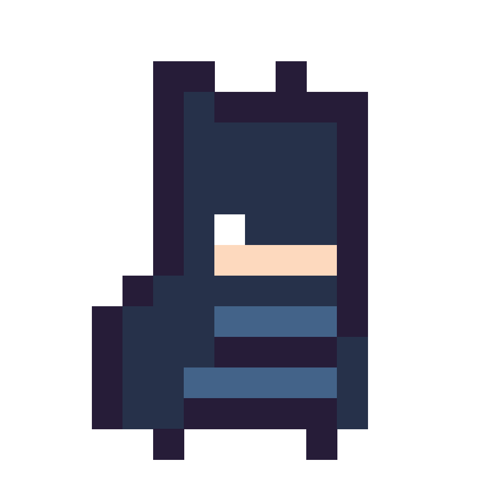 Batman - 16x16 Pixel Art by anonymous_1596th