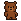 Brown Bear Pixel Art