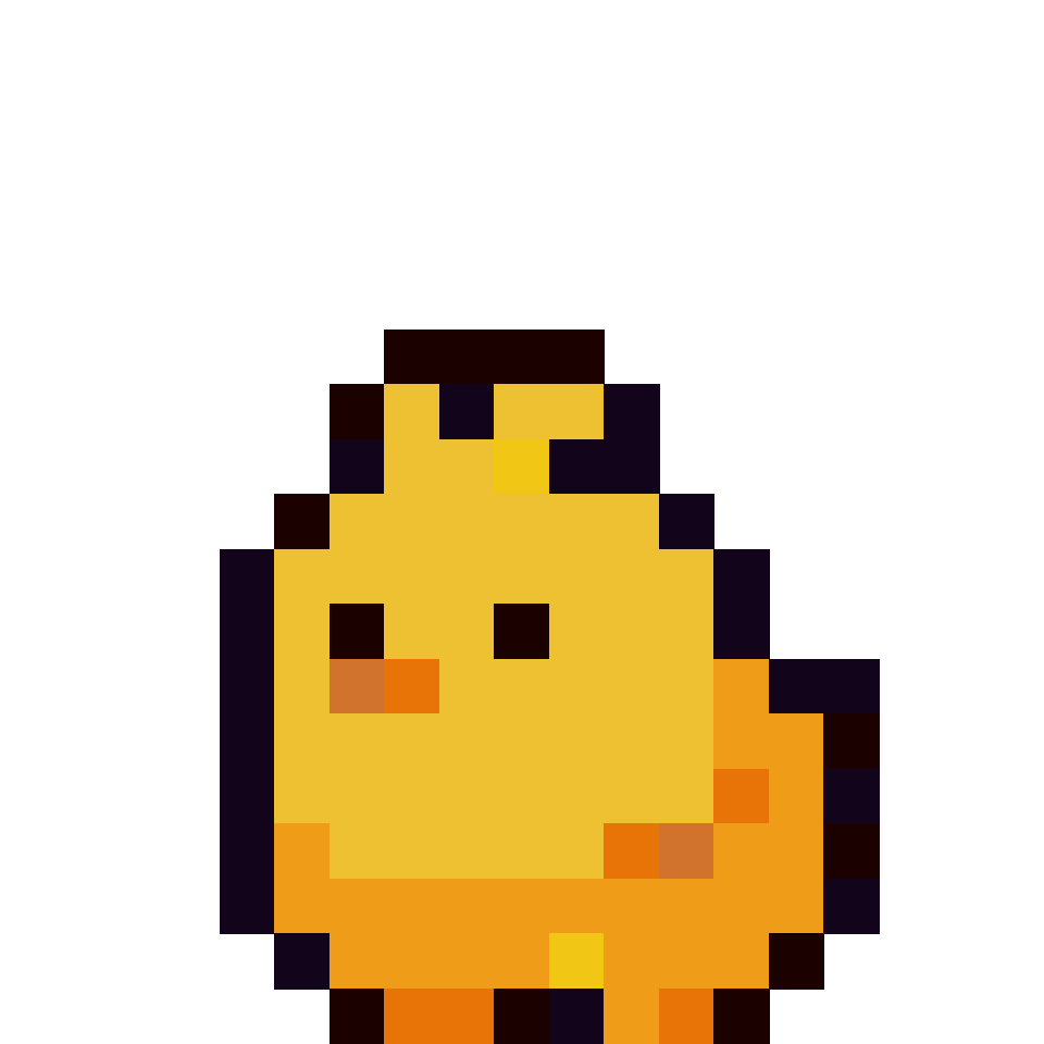 Chick - 19x19 Pixel Art by comficker