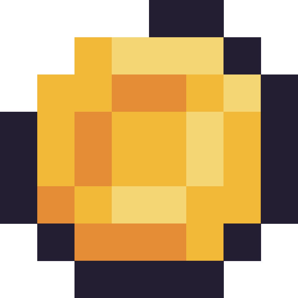 Coin - 8x8 Pixel Art by FoxBlack
