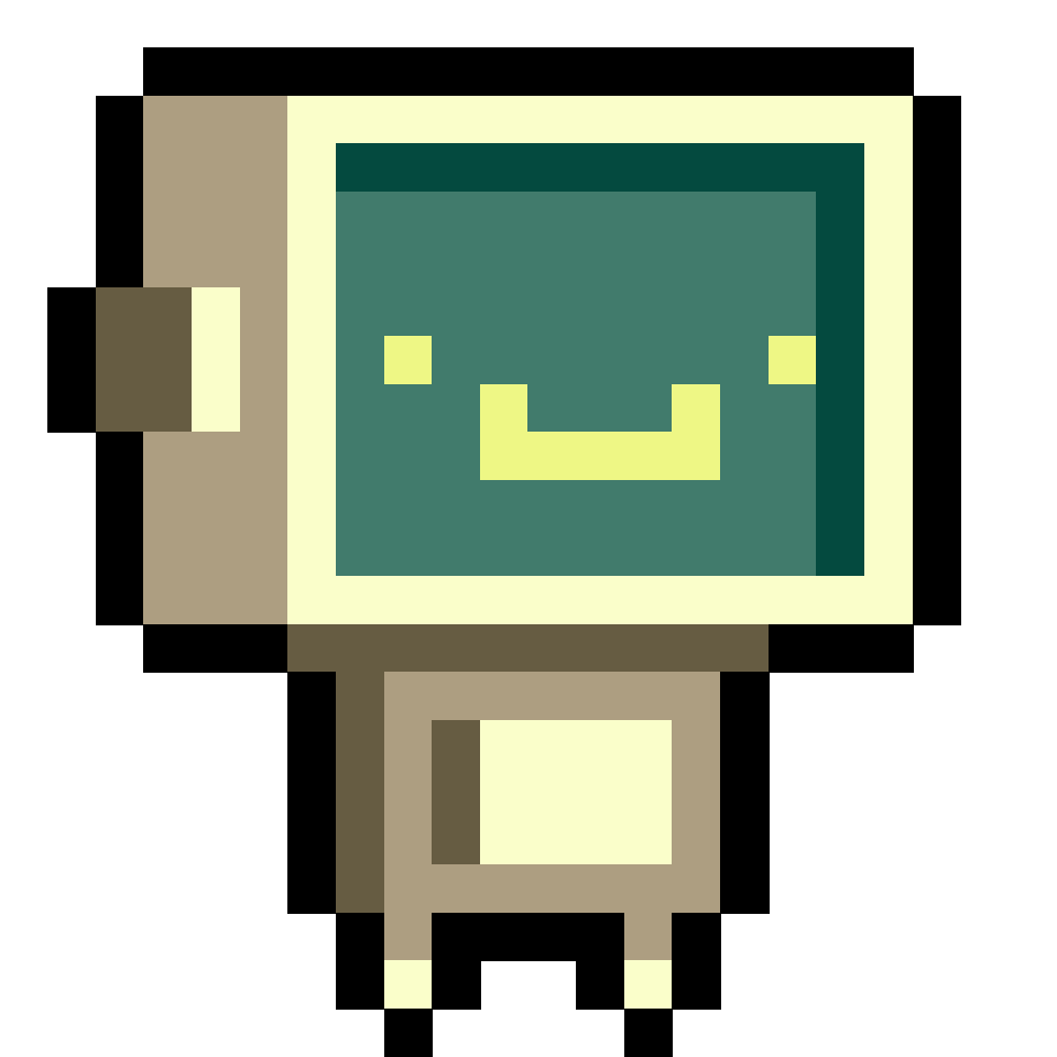 Computerman art - 22x22 Pixel Art by anonymous_735th - simplepixelart.com