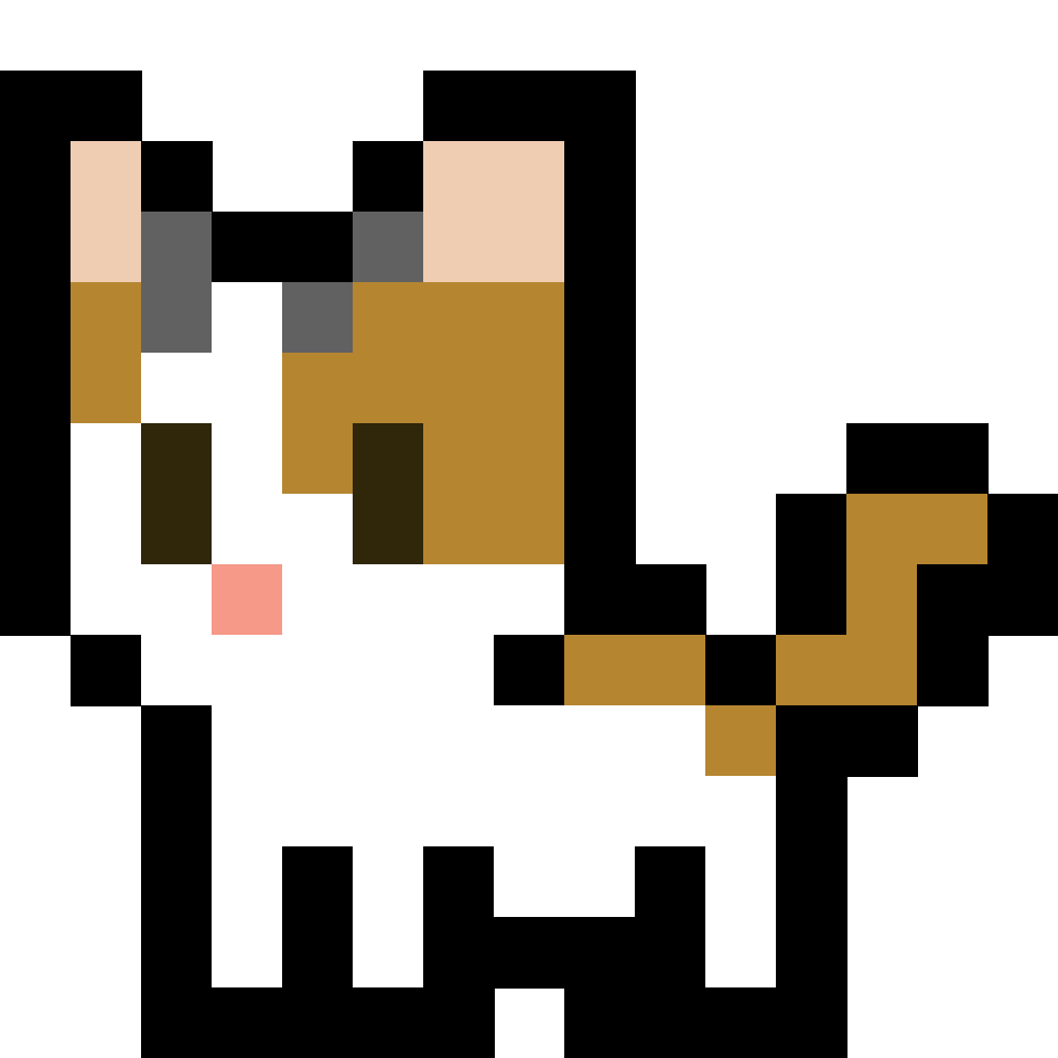 Cute Cat - 15x15 Pixel Art by undefined - simplepixelart.com