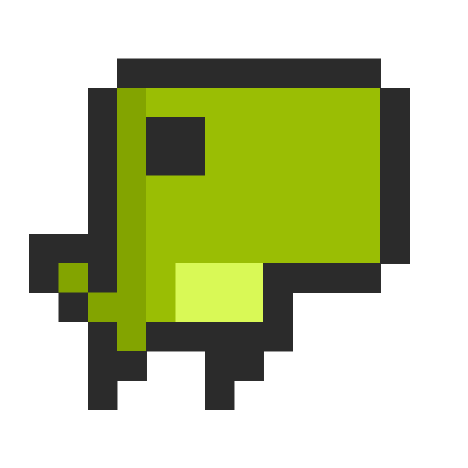 Tiny Dino - 16x16 Pixel Art by anonymous_1596th