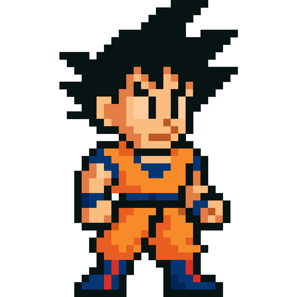 Goku - 40x40 Pixel Art by lam