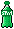 Fanta - Green Soda Bottle