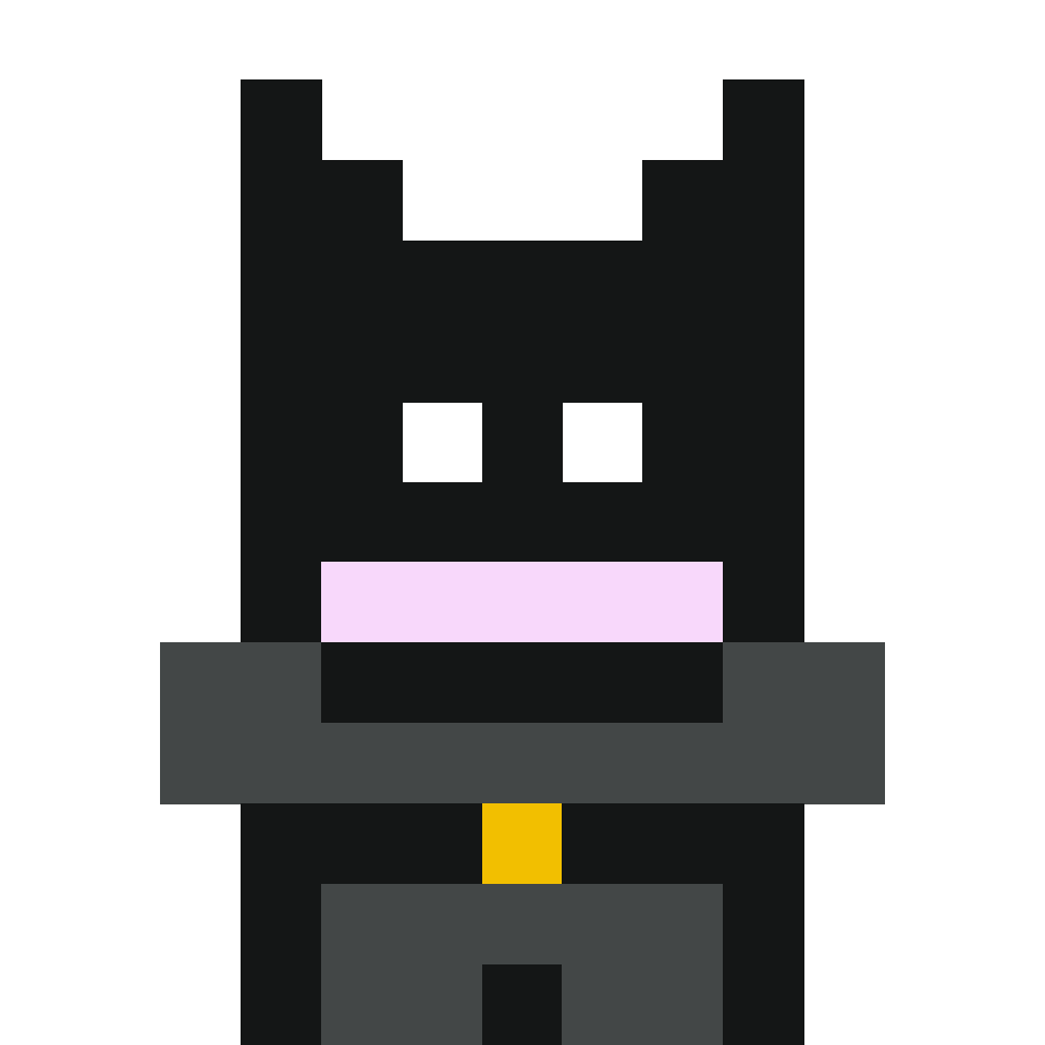 Minimal Hero: Batman - 13x13 Pixel Art by comficker
