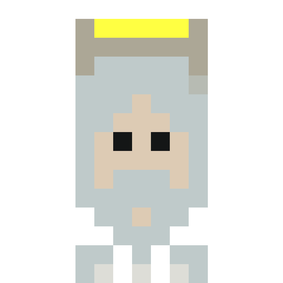 Minimal Hero: God - 15x15 Pixel Art by comficker