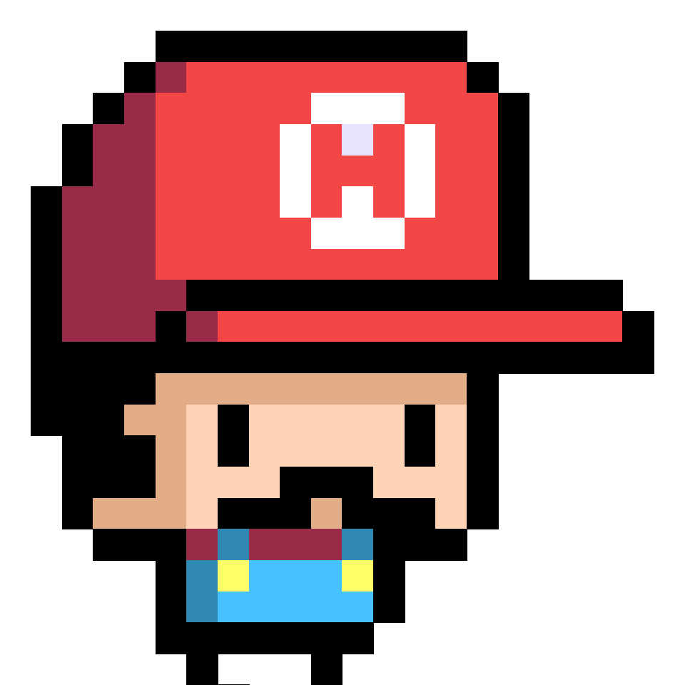 Mr.Mario - 22x22 Pixel Art by anonymous_1596th