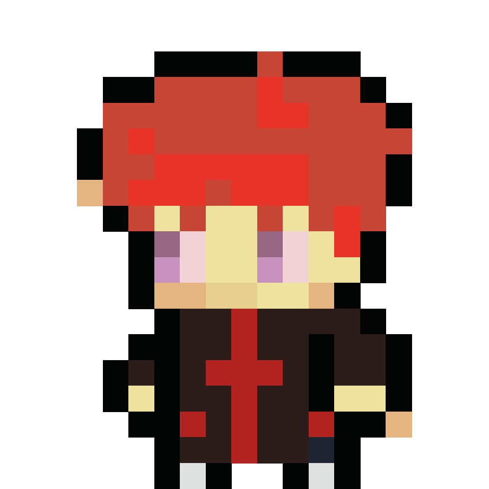 Naruto: Sasori - 19x19 Pixel Art by FoxBlack