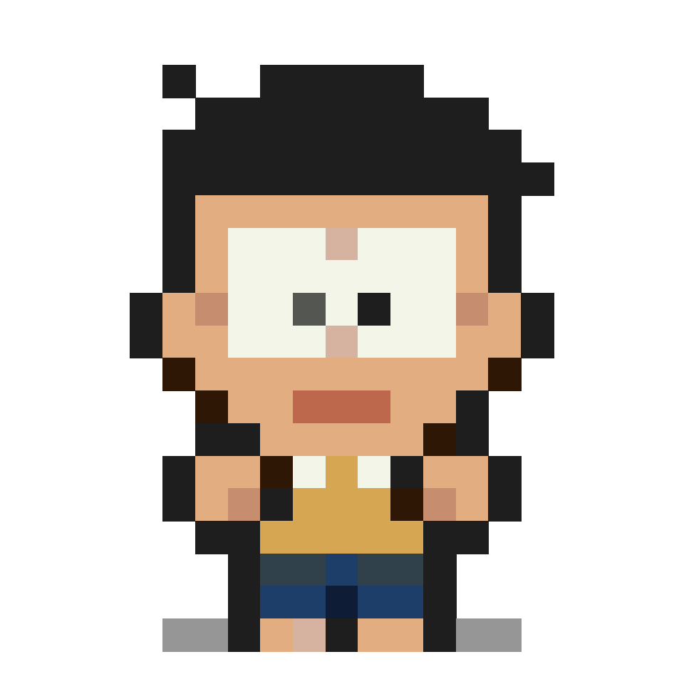 Nobita - 21x21 Pixel Art by HoboSpiderRed