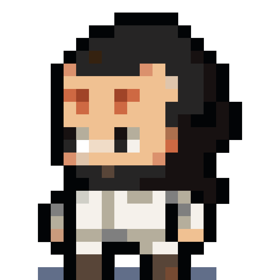 One Piece: Jean Bart - 22x22 Pixel Art by FoxBlack