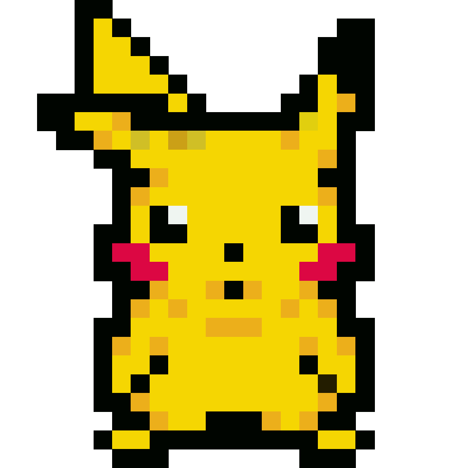 Pikachu - 25x25 Pixel Art by FoxBlack