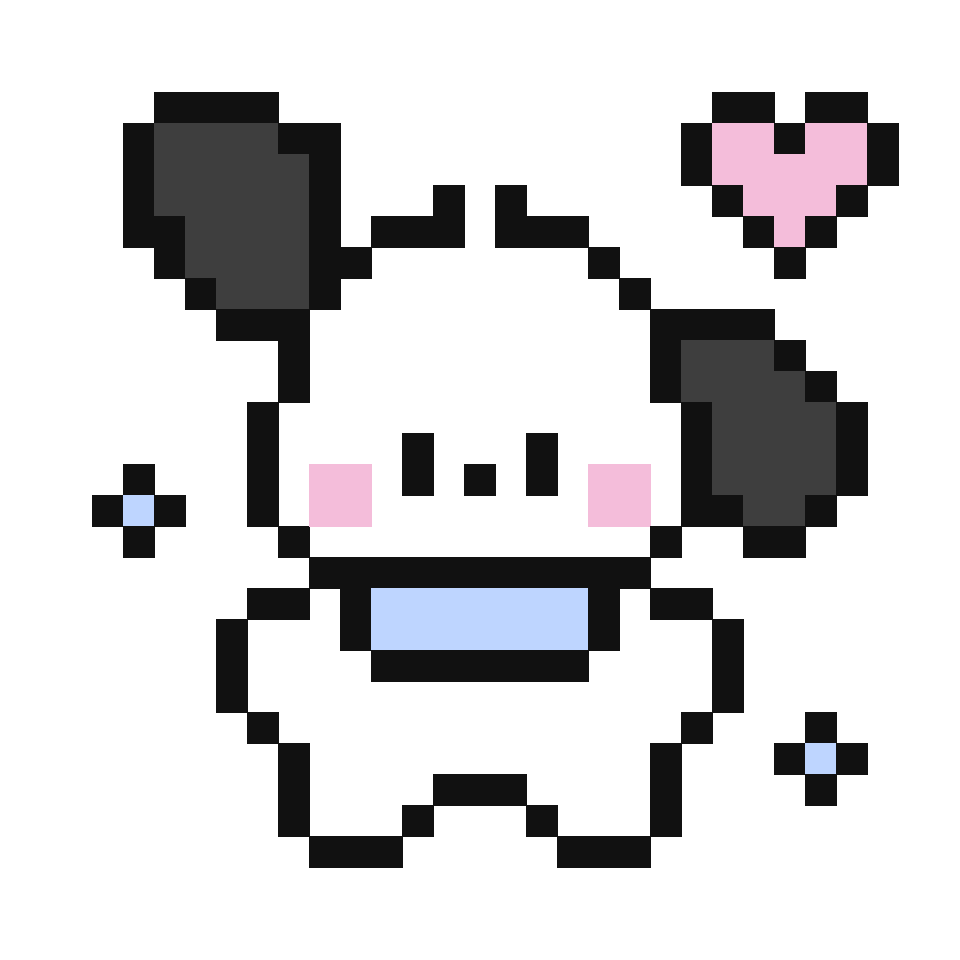 Pochacco - 31x31 Pixel Art by FoxBlack