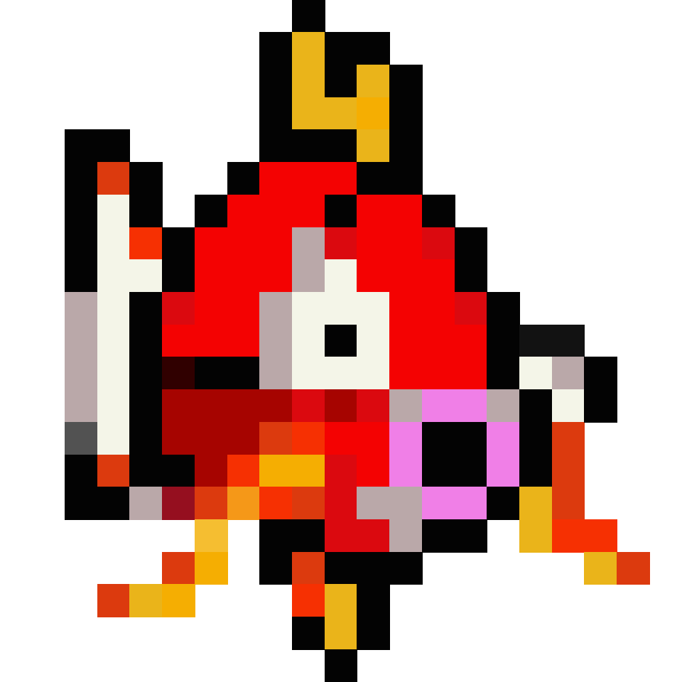 Pokemon Koi - 21x21 Pixel Art by FoxBlack