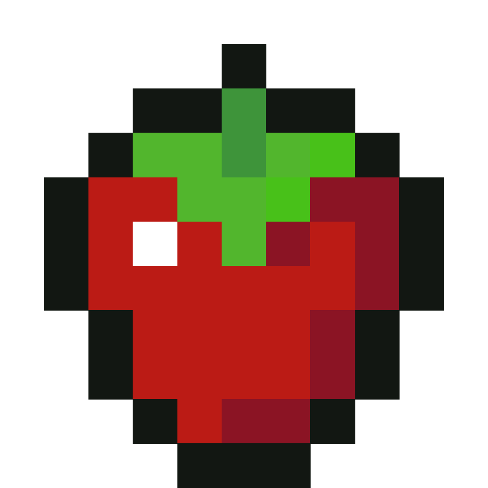 Strawberry - 11x11 Pixel Art by FoxBlack