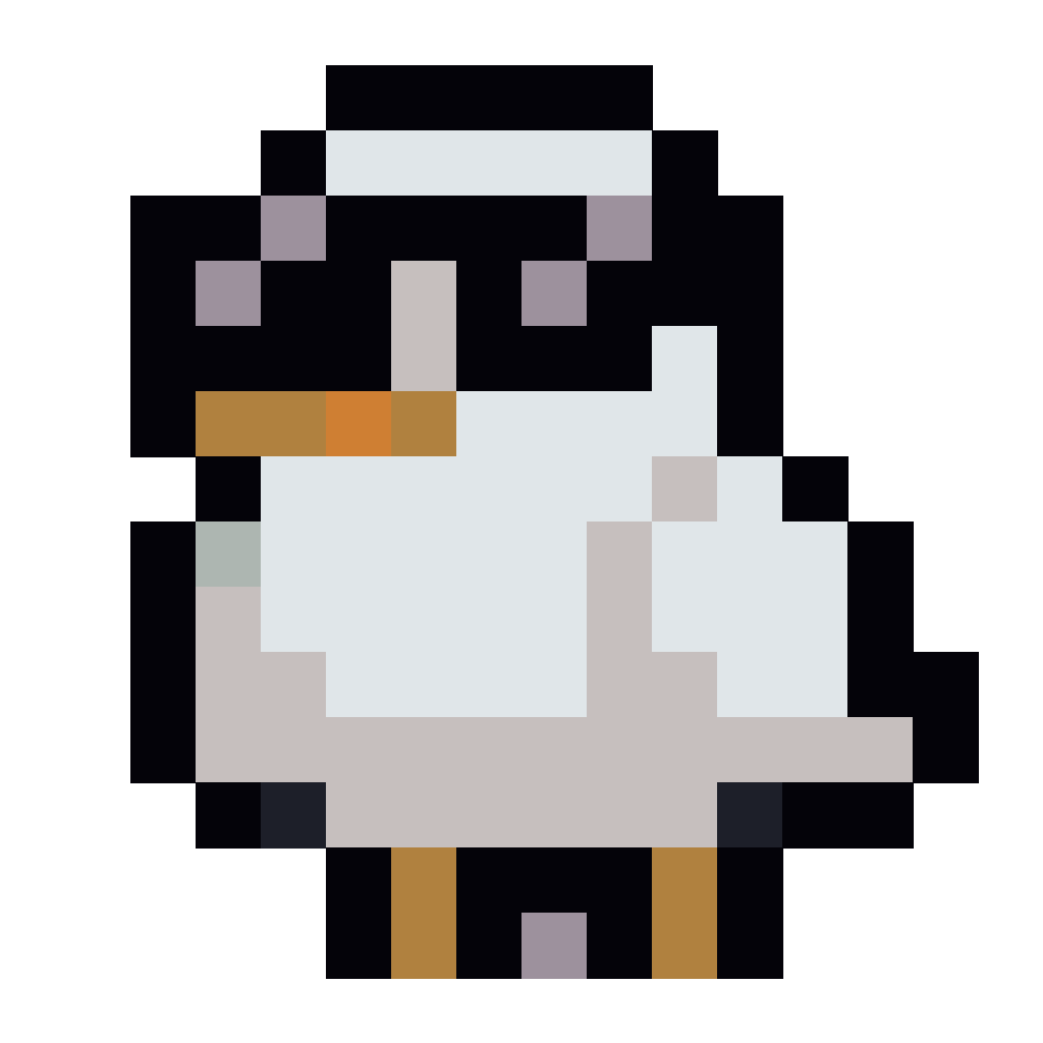 Thug duck - 16x16 Pixel Art by FoxBlack