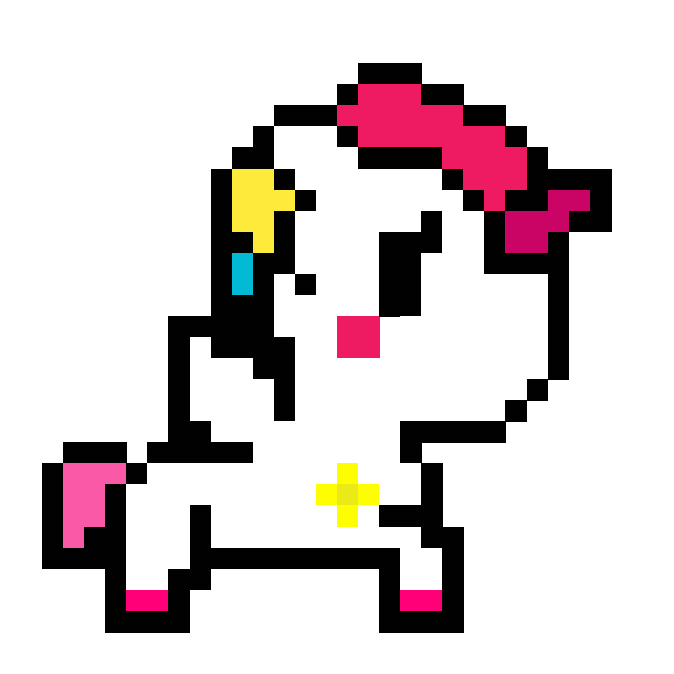 Unicorn - 32x32 Pixel Art by HoboSpiderRed