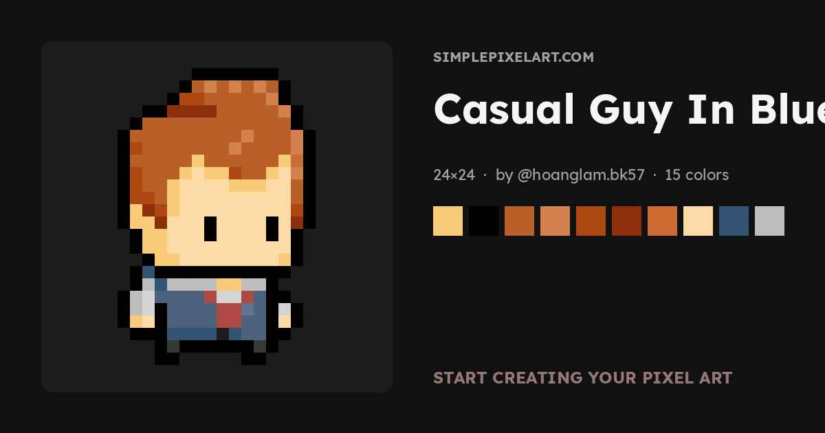 Color 363A35 Pixel Art — Free Sprites - SimplePixelArt.com