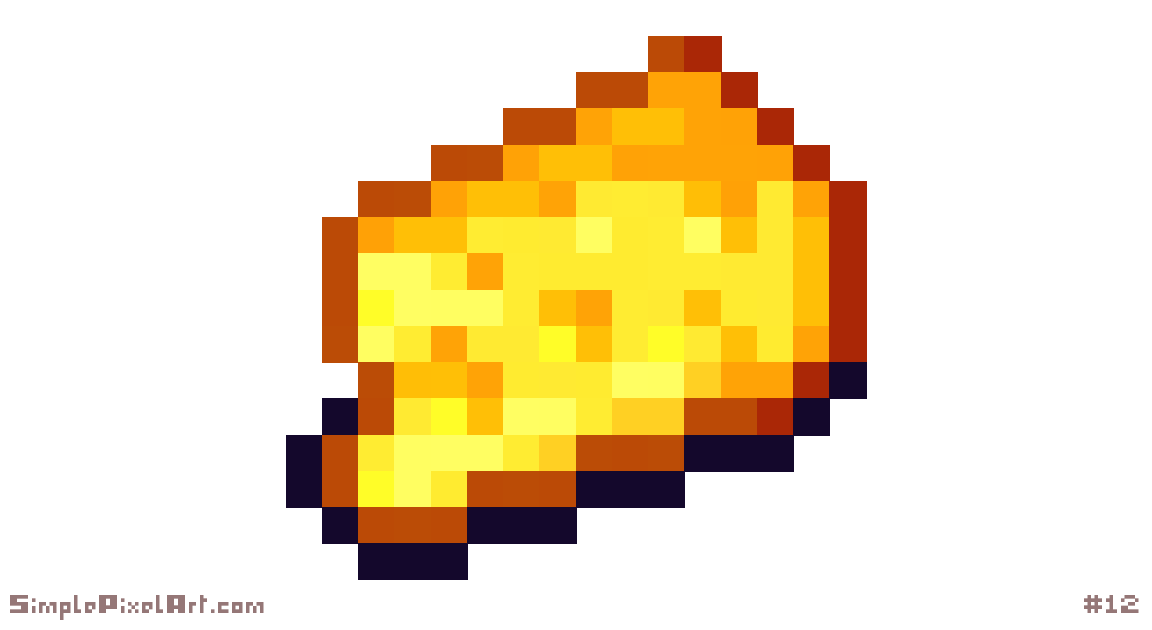Cheese Pixel Art — Sprites, Designs & Gallery (2) - SimplePixelArt.com