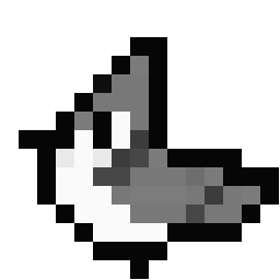 Blue Crescent Bird