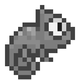 Chameleon in Pixels