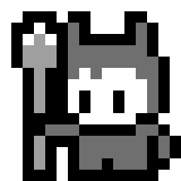 Purple Demon with Spear