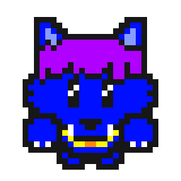 Werewolf Marthecoolguy  bead pattern, 30 by 28 beads