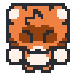 Tanuki 🦝 bead pattern, 24 by 26 beads