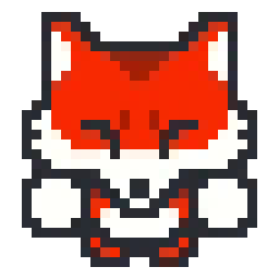 Kitsune 🦊 bead pattern, 24 by 26 beads
