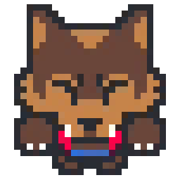 Werewolf  bead pattern, 24 by 27 beads