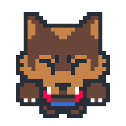  Regular Werewolf  bead pattern, 30 by 28 beads