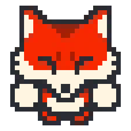 Kitsune bead pattern, 24 by 26 beads