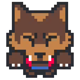 Werewolf  bead pattern, 24 by 27 beads