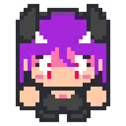 Succubus  bead pattern, 24 by 30 beads