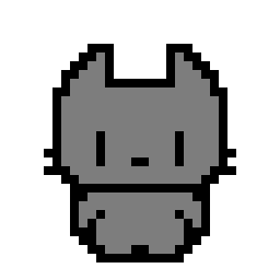 Cat base bead pattern, 30 by 28 beads