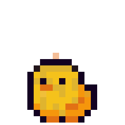 Chick G1 bead pattern, 19 by 19 beads