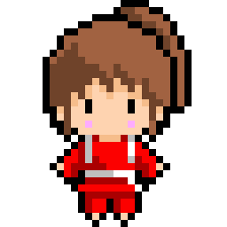 Chihiro bead pattern, 32 by 32 beads