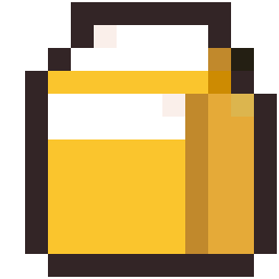 Cold Mug of Beer bead pattern, 12 by 12 beads