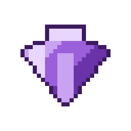 Cut Amethyst bead pattern, 32 by 32 beads