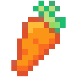 Fresh Carrot bead pattern, 14 by 14 beads