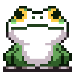 Green Frog bead pattern, 26 by 26 beads