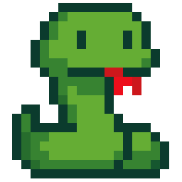 Green Snake bead pattern, 19 by 19 beads