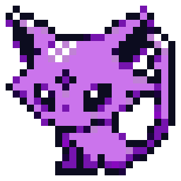 Haunter bead pattern, 24 by 24 beads