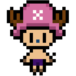 Little Reindeer in a Big Pink Hat bead pattern, 23 by 23 beads