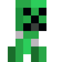 Minecraft: Creeper bead pattern, 8 by 8 beads