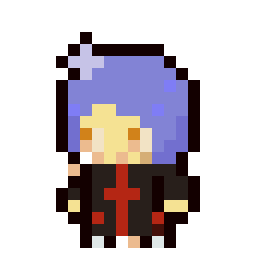 Naruto: Konan bead pattern, 20 by 20 beads