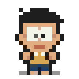 Nobita bead pattern, 21 by 21 beads