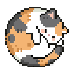 Round Calico Cat bead pattern, 37 by 37 beads