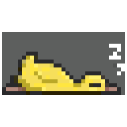 Sleeping Duck bead pattern, 31 by 16 beads